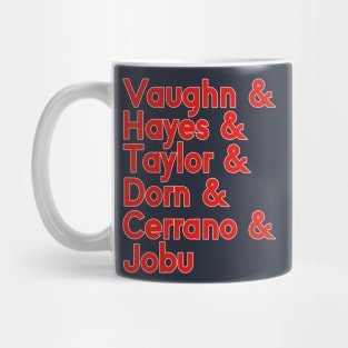 Major League Movie Team Names Mug